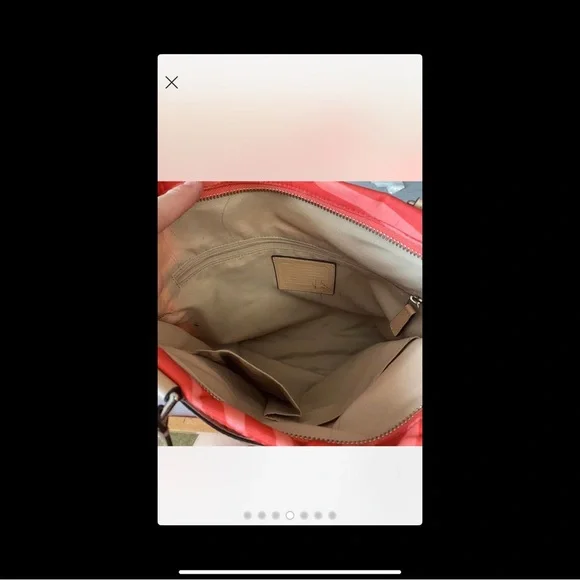 Coach Tan Leather Bag - Picture 5 of 15